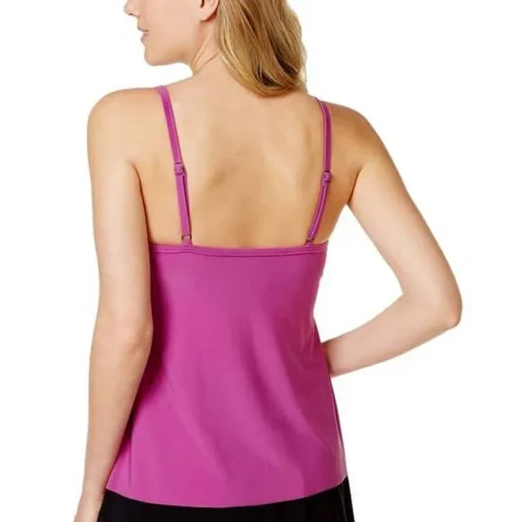 NWT Magicsuit by Miraclesuit Tiered Tankini Top size 10 - Picture 2 of 4